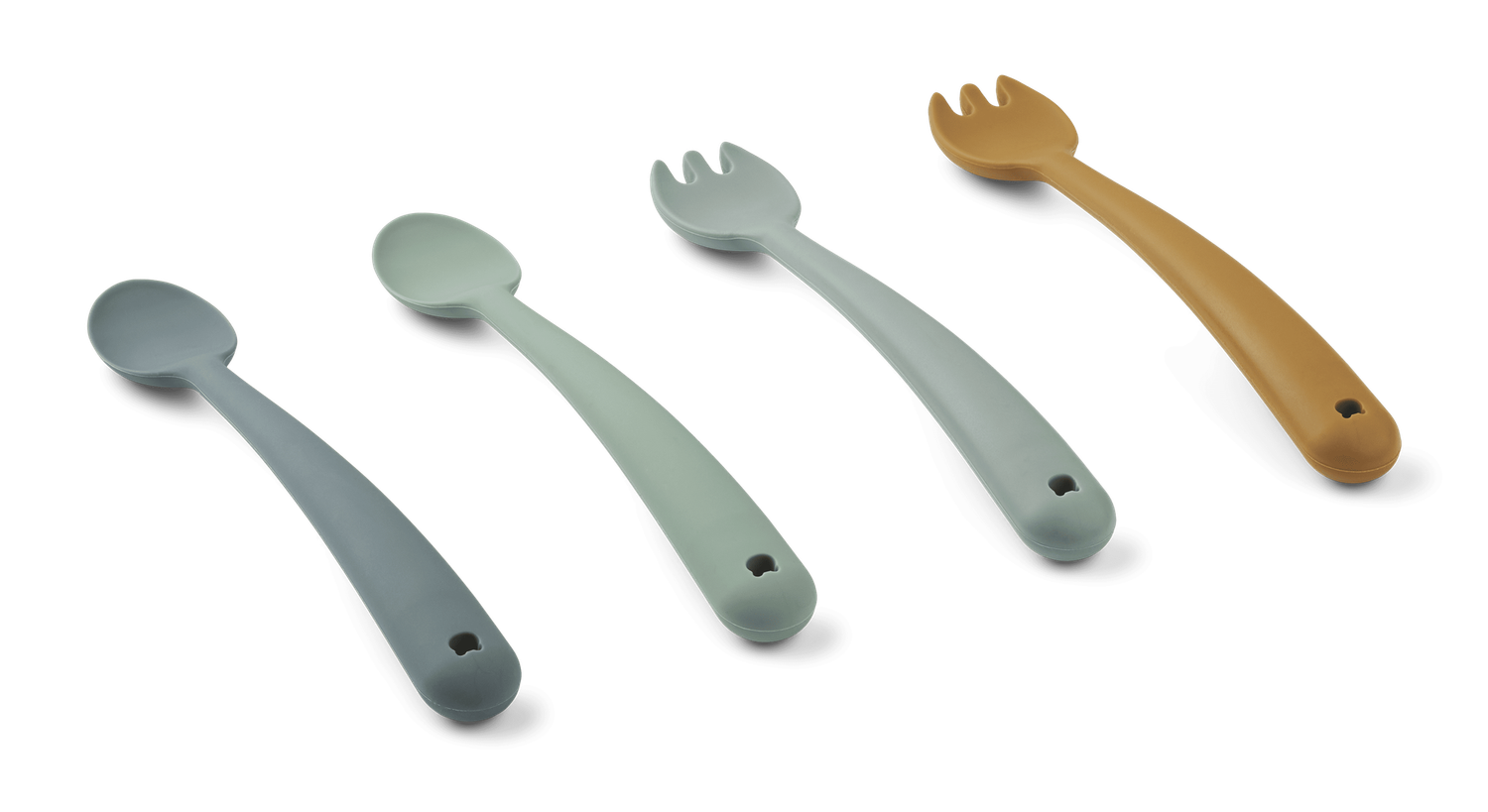 Liewood Shea Feeding Bestek // Whale Blue