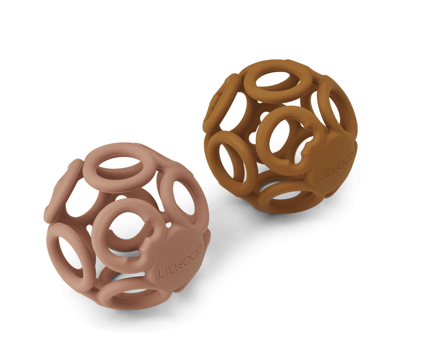 Liewood Jasmin teether ball // Dark Rose - Mustard mix