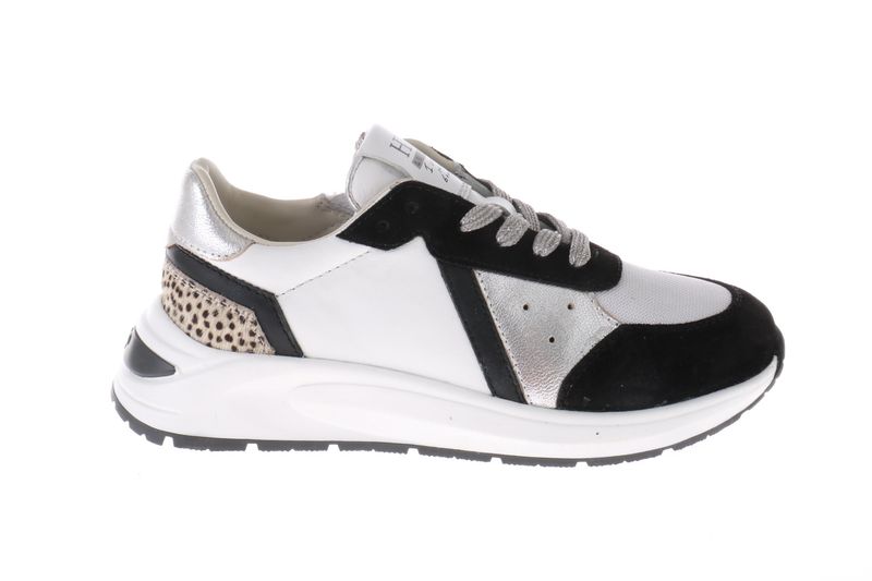 HIP sneaker - zwart, zilver met stip