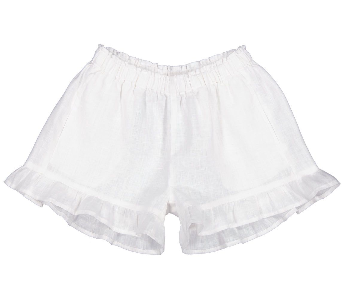 MarMar Copenhagen // Pala Frill Shorts - White