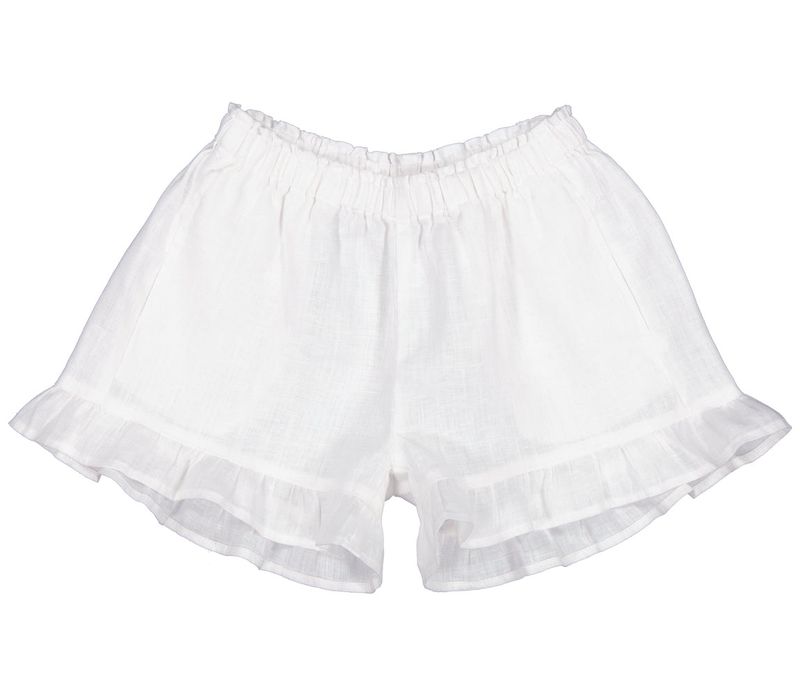 MarMar Copenhagen // Pala Frill Shorts - White