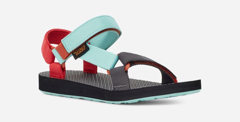Teva // Original Universal – Rood, lichtblauw, zwart