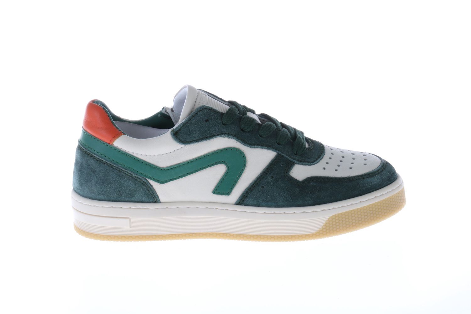 HIP sneaker - groen met oranje en wit