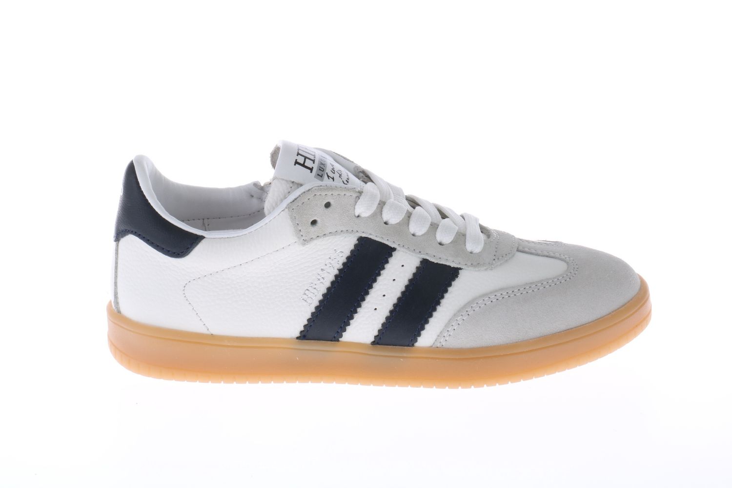 HIP sneaker - wit/ grijs met zwarte strepen