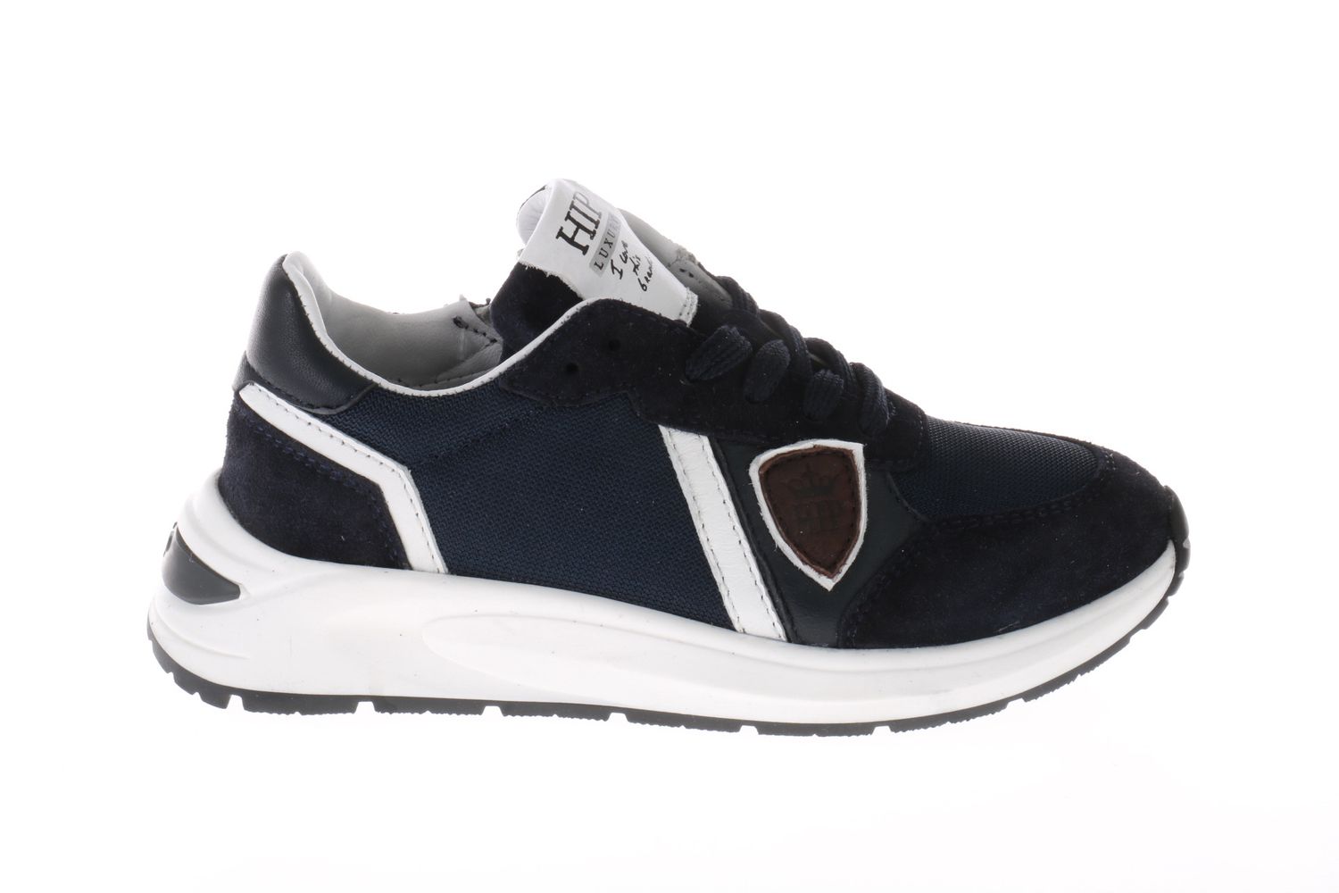 HIP runner - donkerblauw met witte patch HIP runner - donkerblauw met witte patch