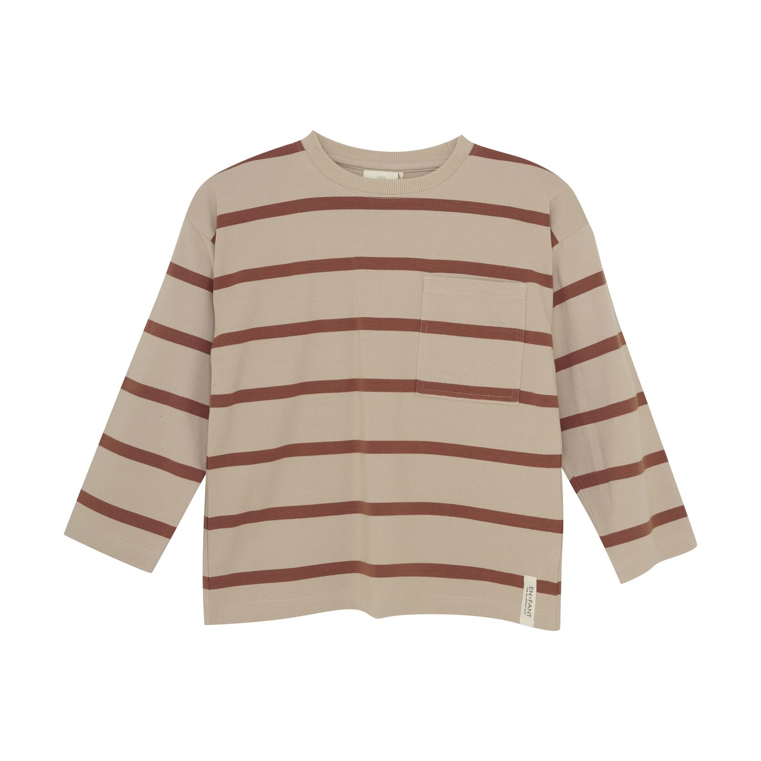 EnfantDK Stripe Shirt // Mocha Bisque EnfantDK Stripe Shirt // Mocha Bisque