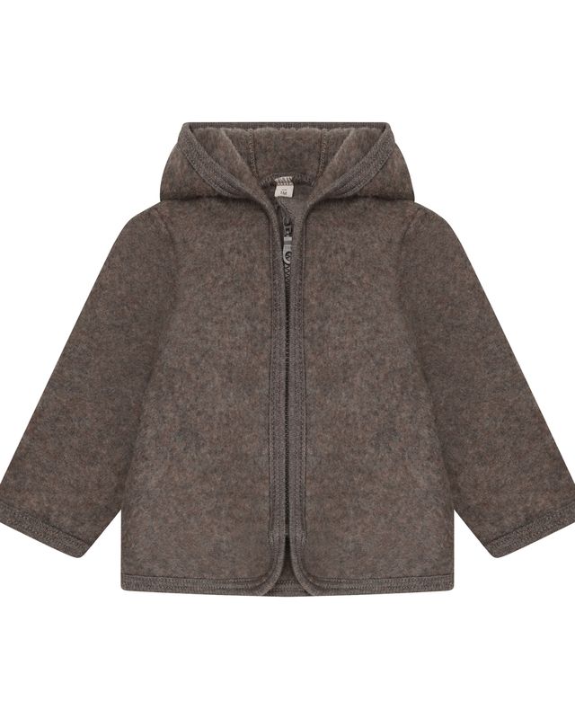 Huttelihut Jacket Wool // Brown Melange