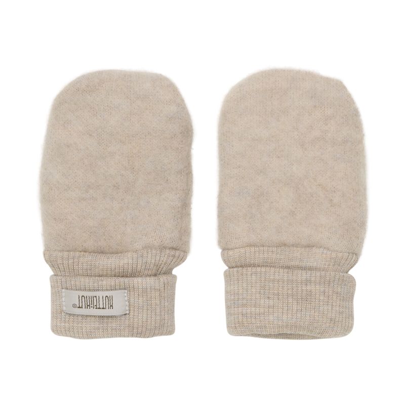 Huttelihut Mittens Wool // Camel Melange