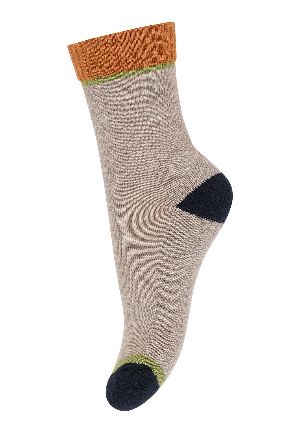 MP Denmark Lou Socks – Light Brown Melange