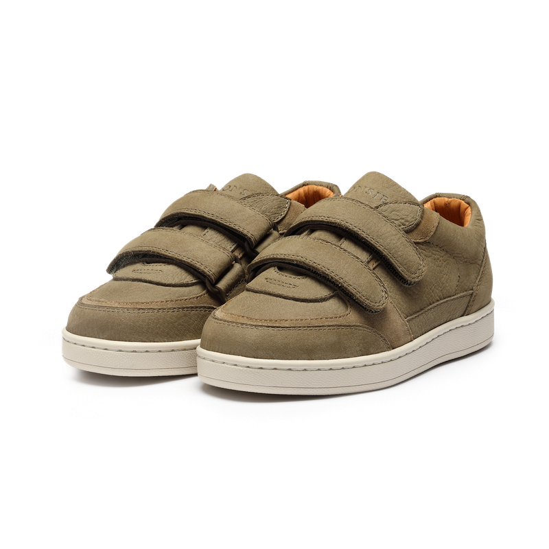 Donsje Kids Footwear // Meyo Sneakers | Sage Betting Leather