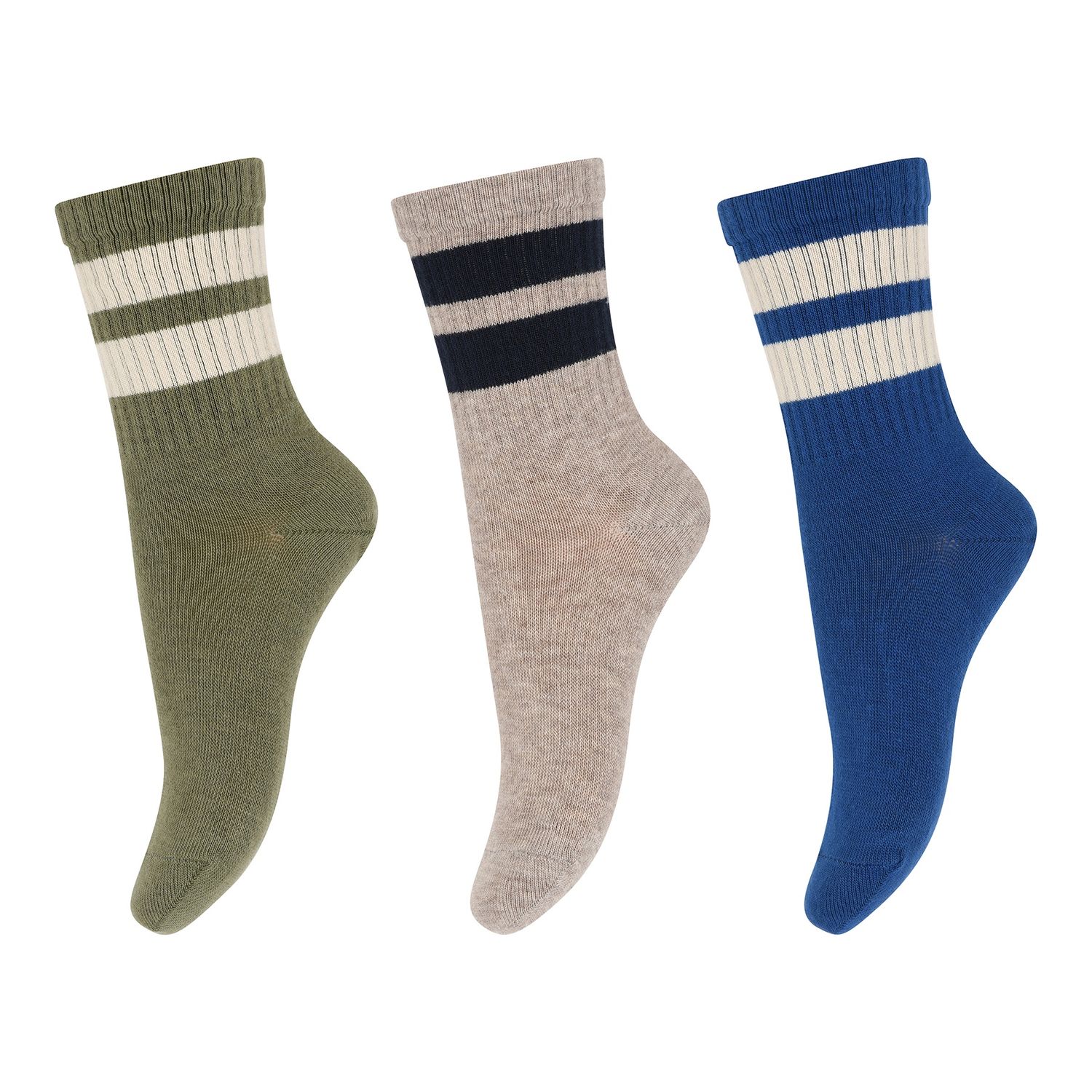 MP Denmark Anker Socks - 3 pack // True Blue MP Denmark Anker Socks - 3 pack // True Blue