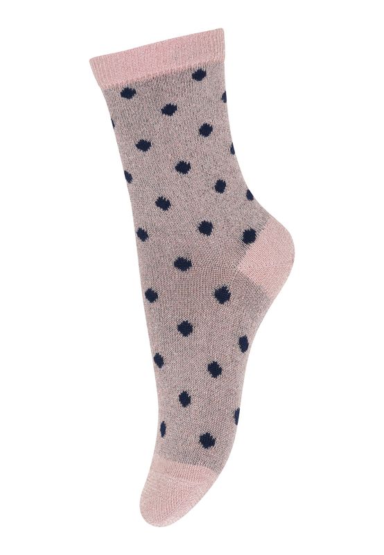 MP Denmark Irma Glitter Socks – Silver Pink
