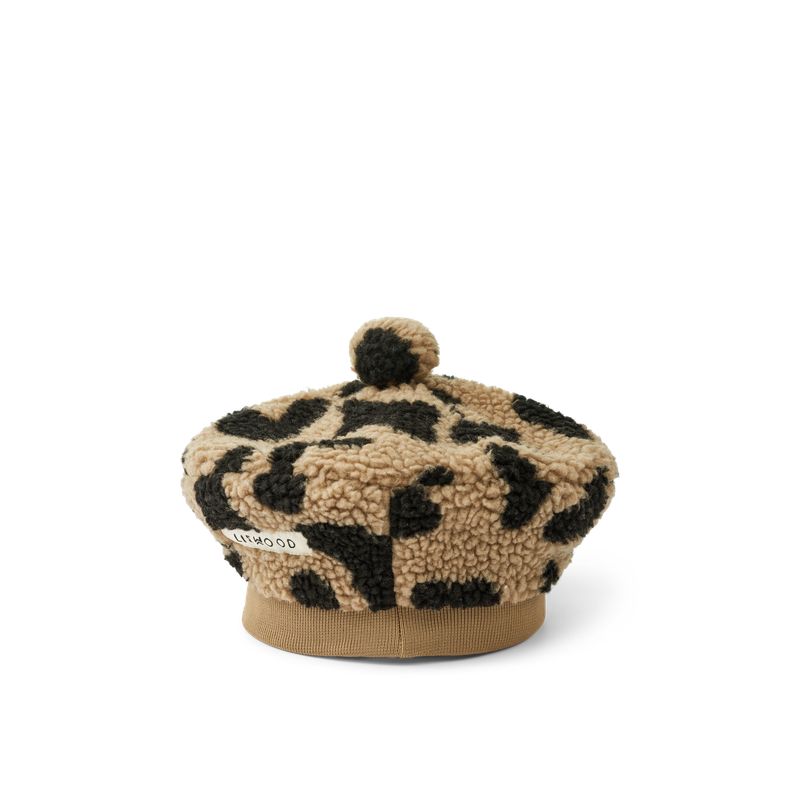 Liewood Poplar Pile Beret Hat // Mega Leo - Oat