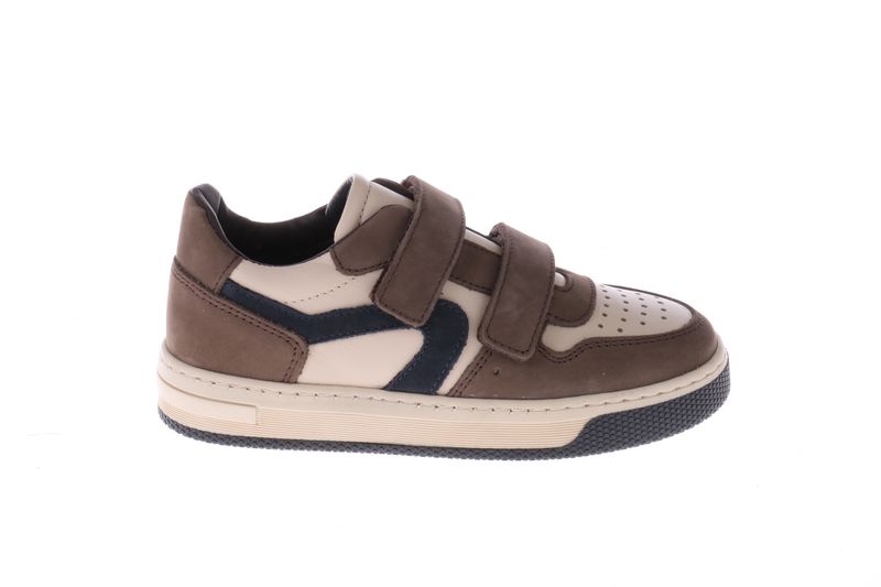 HIP klittenband - taupe met beige en wit