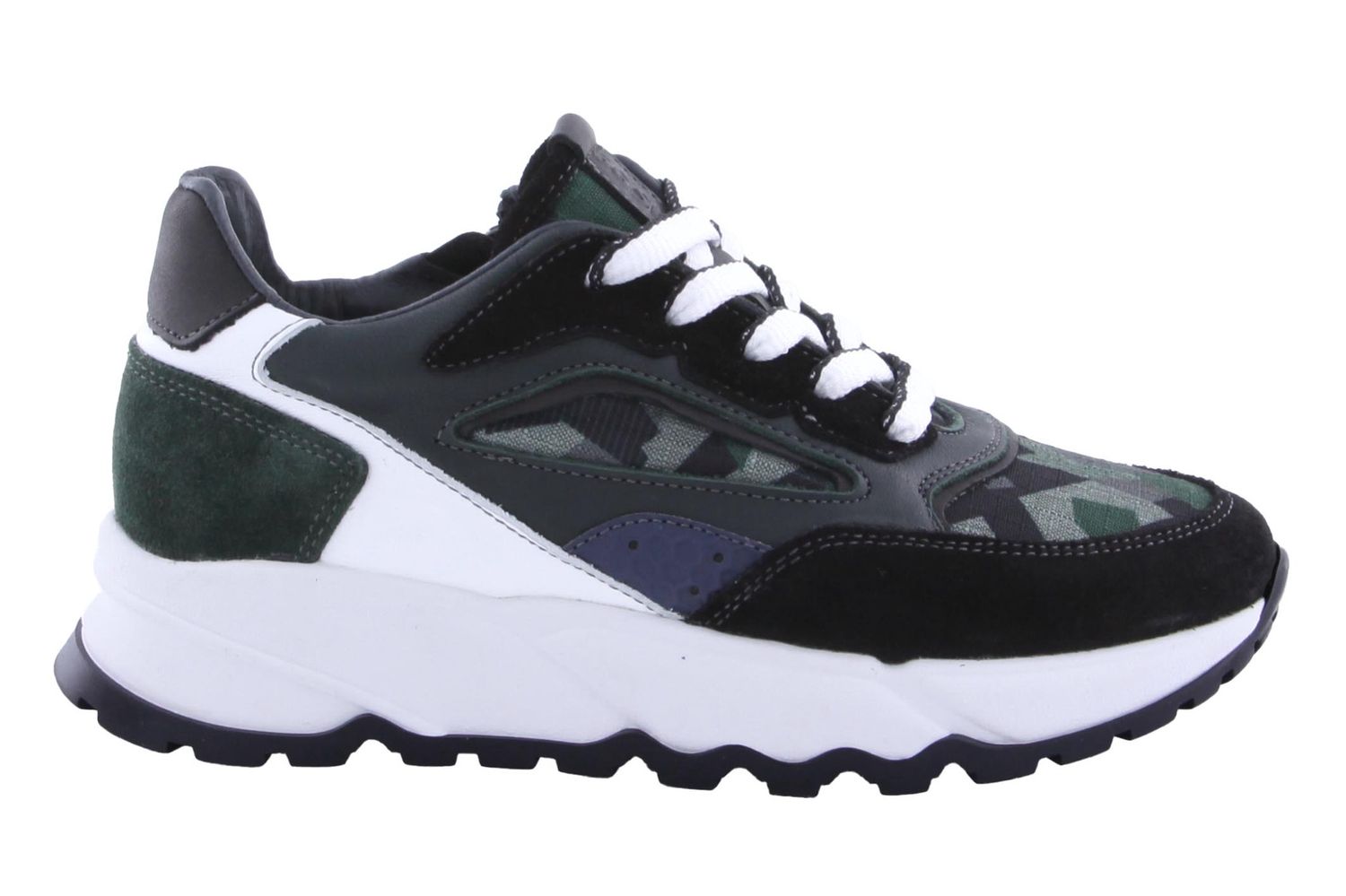 GIGA sneaker - zwart met camouflage en wit GIGA sneaker - zwart met camouflage en wit
