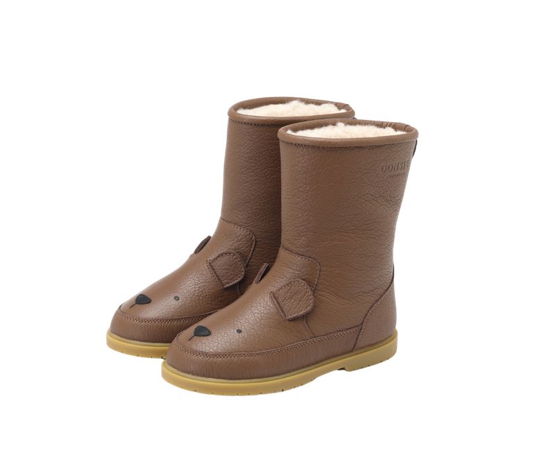 Donsje Kids Footwear // Wadudu Classic Boots | Bear