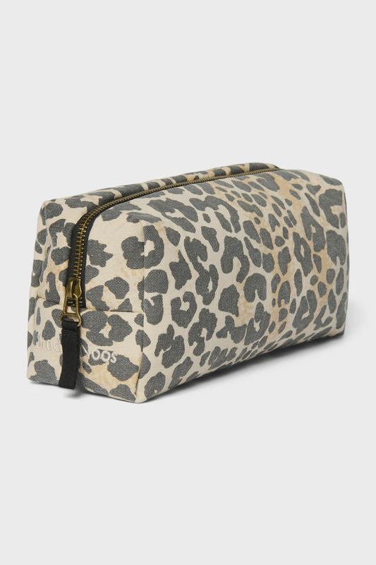Studio Noos // Soft Cotton Leopard Pouch
