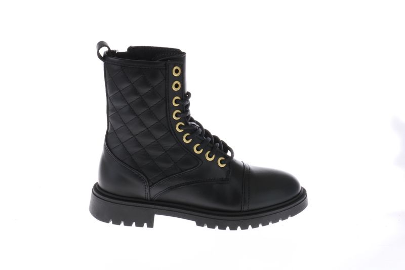 HIP bikerboot - zwart met perforatie