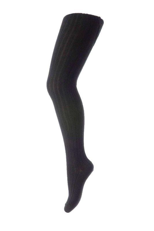 MP Denmark Cotton Rib Tights - Black