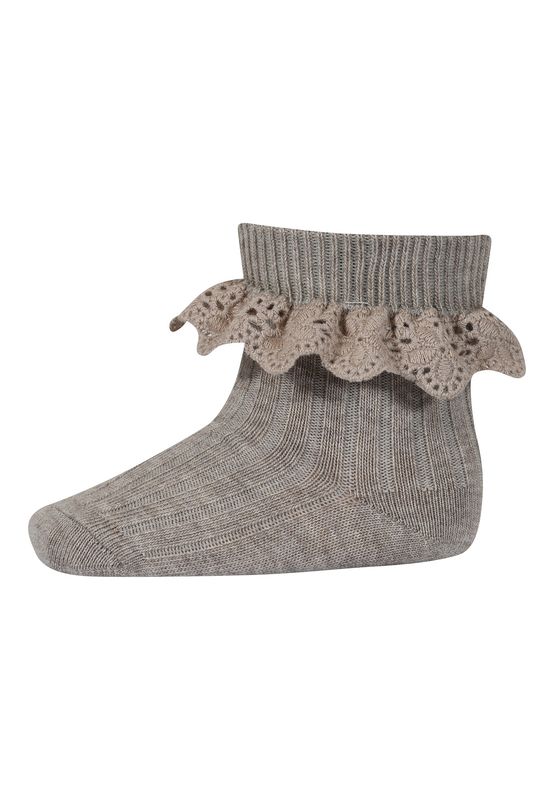 MP Denmark Lea Socks - Light Brown Melange