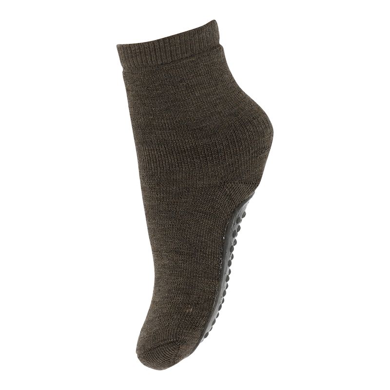 MP Denmark Wool Anti Slip Socks – Brown Melange