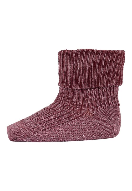 MP Denmark Ida Glitter Socks - Maroon