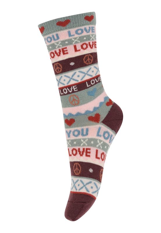MP Denmark Mona socks - Silver Pink