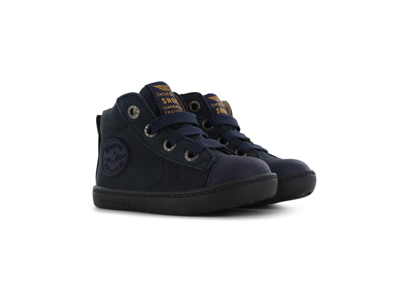 Shoesme donkerblauw suède schoentje