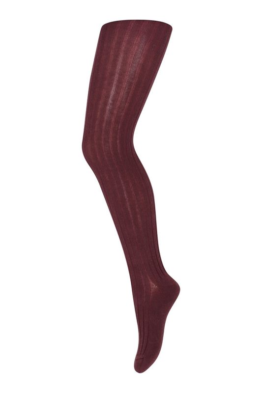 MP Denmark Cotton rib tights – Grape Skin