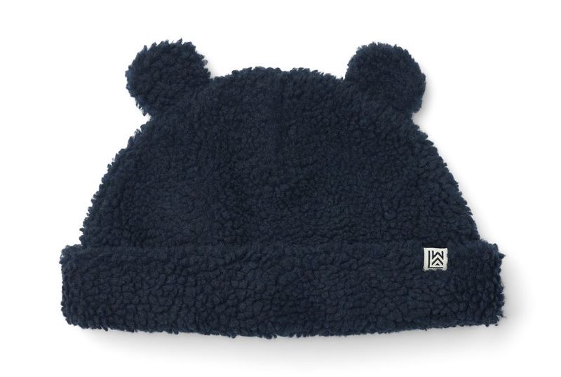 Liewood Bibi Pile Beanie // Classic Blue