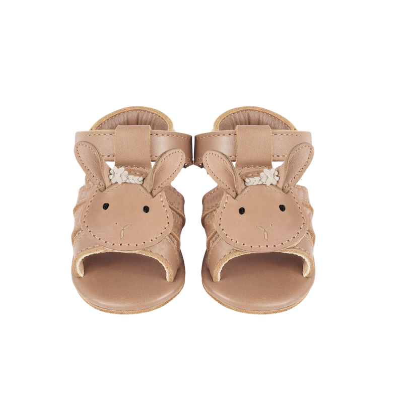 Donsje Baby Footwear // Stelloux Sandals | Bride - Light Rust Leather