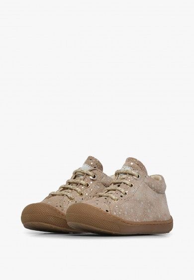 Naturino eerste stapschoentje – taupe met details