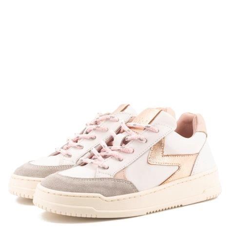 Clic! Veterschoen wit met rose details