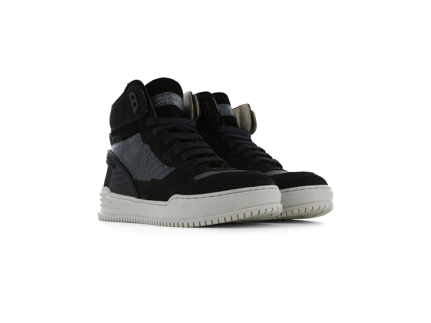 Shoesme halfhoge basket sneaker zwart Shoesme halfhoge basket sneaker zwart, Maat: 26
