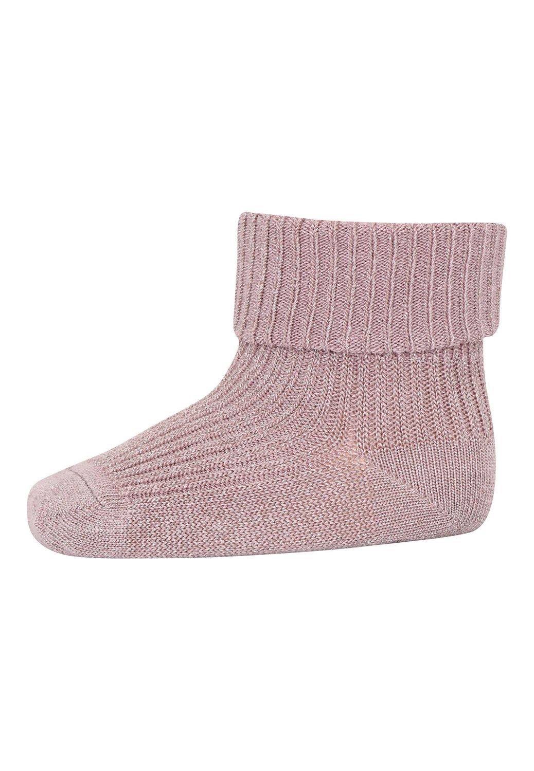 MP Denmark Ida Glitter Socks – Mauve Shadows, Maat: 15-16