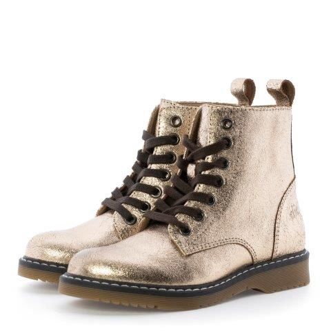 Clic! Bikerboot goud met bruin