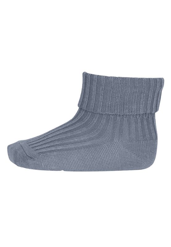 MP Denmark Cotton Rib Baby Socks – Stone Blue