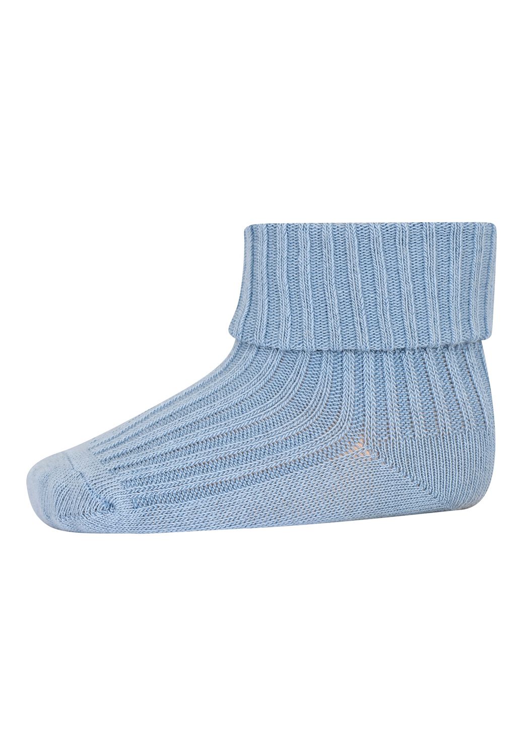MP Denmark Cotton Rib Baby Socks – Dusty Blue