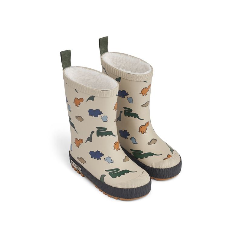 Liewood Mason Thermo Rainboot // Dinosaurs - Mist