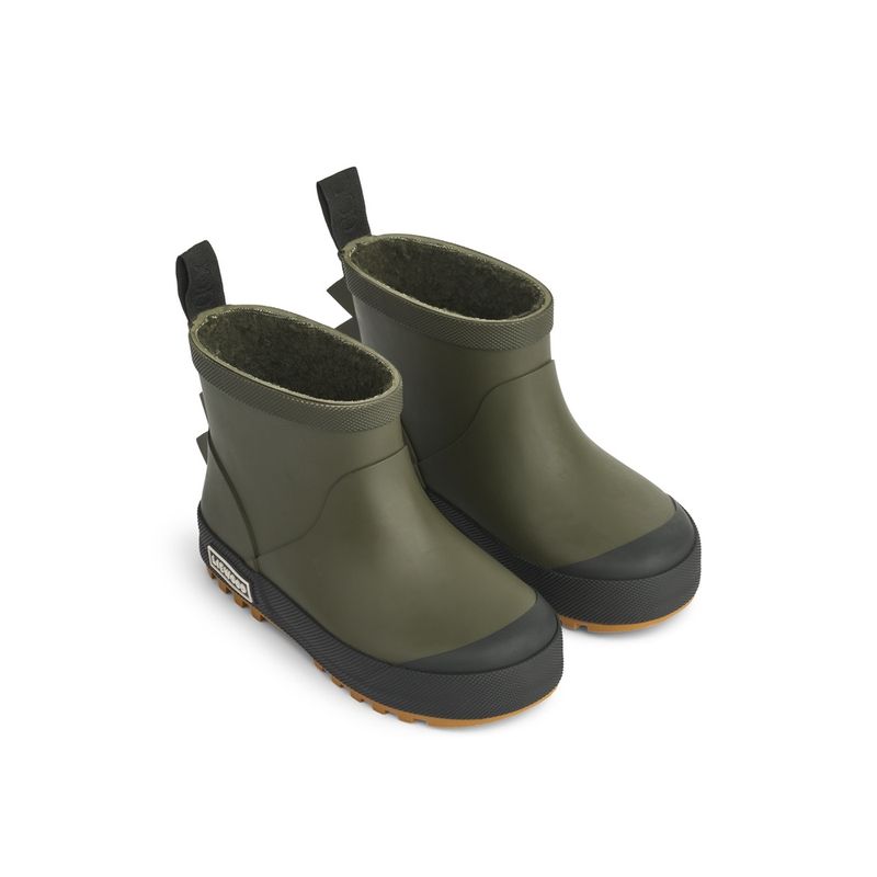 Liewood Jesse Dino Thermo Rainboot // Army Green