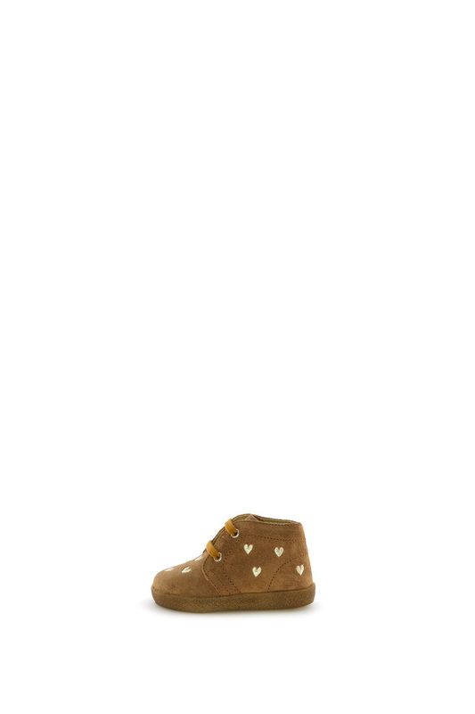 Falcotto veterschoen // Taupe met gouden hartjes