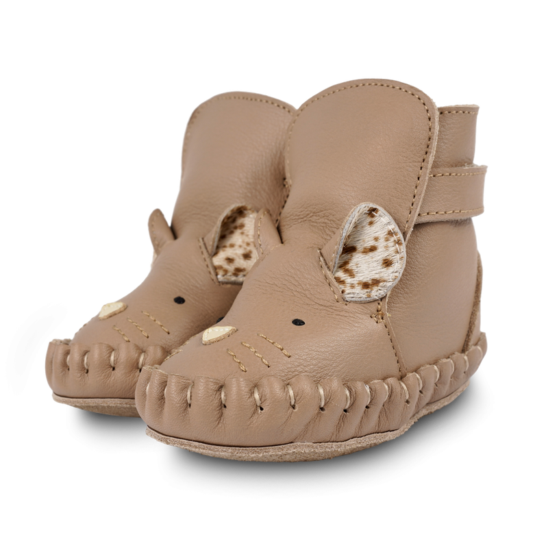Donsje Baby Footwear // Kapi Exclusieve Booties Mouse | Praline