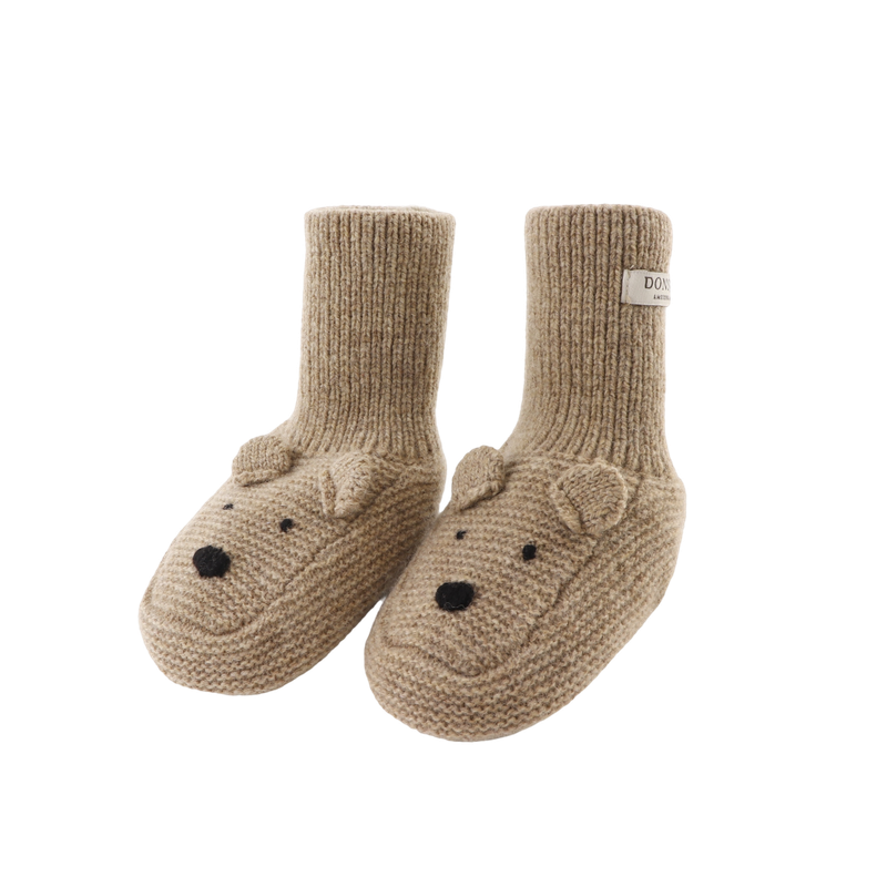 Donsje Baby Footwear // Maicer Merino Wool Baby Boot | Bear