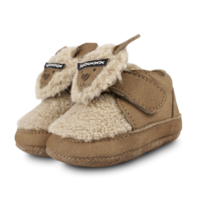 Donsje Baby Footwear // Matijn Sneakers Alpaca | Truffle Nubuck