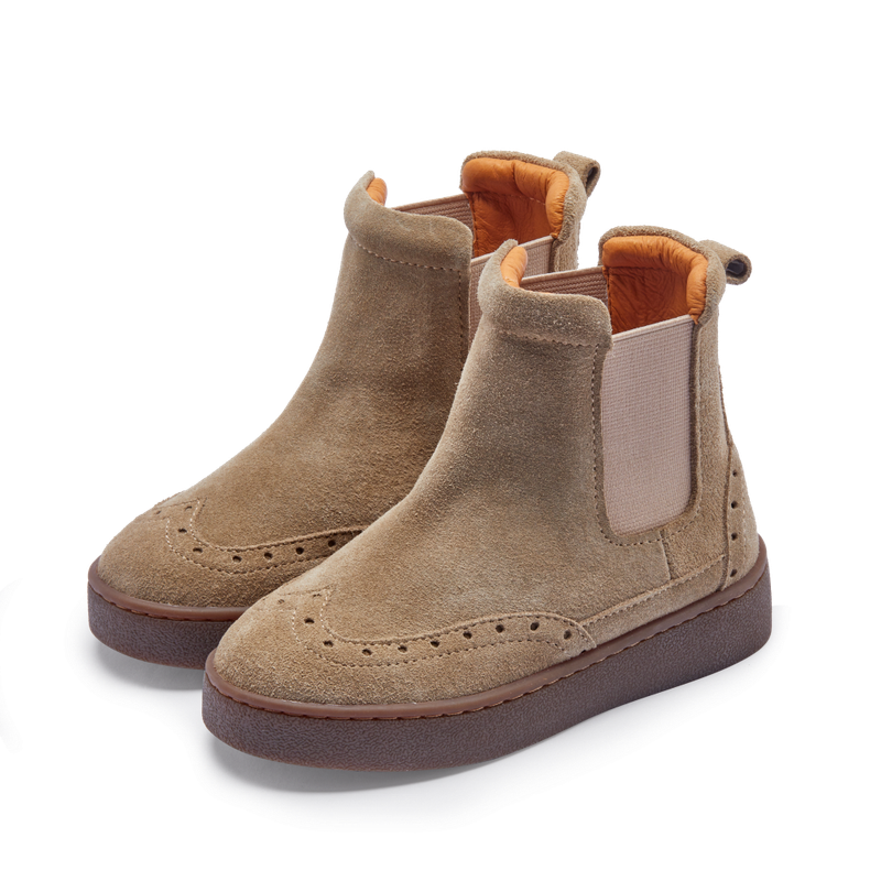 Donsje Kids Footwear // Jesmer Boots | Sage Suede