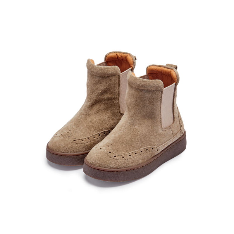 Donsje Toddler Footwear // Lesmer Boots | Sage Suede