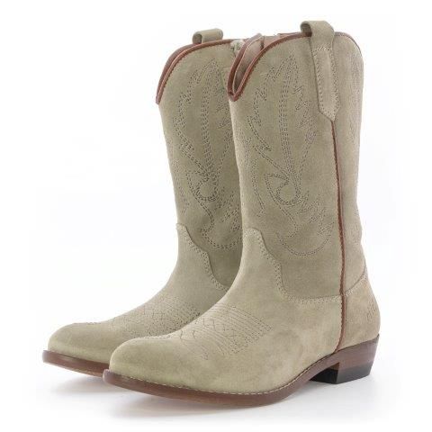 Clic! Cowboylaars beige met sticksels