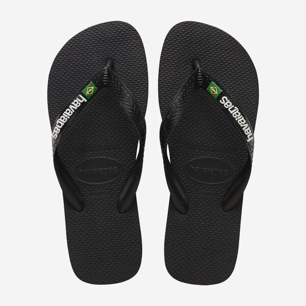 Havaianas Brasil Logo // Black