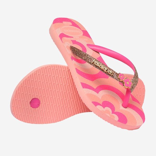 Havaianas Kids Slim Glitter // Blossom - Pink Flux
