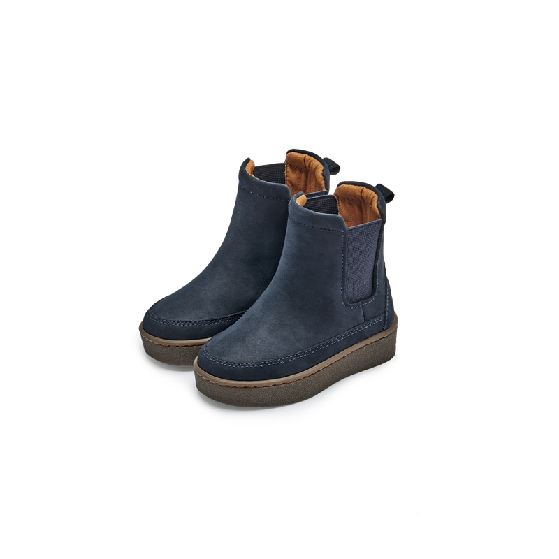Donsje Kids Footwear // Ojeh Boots | Navy Nubuck